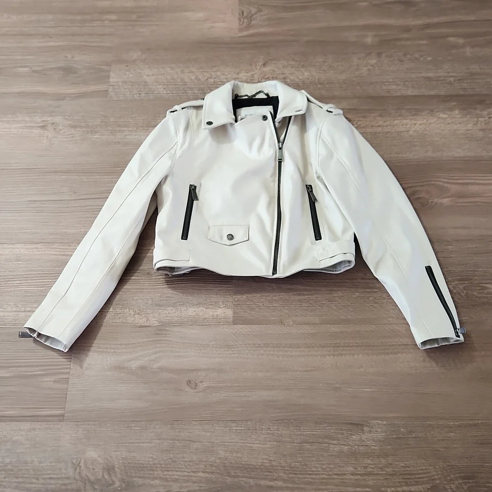 BCBG Faux Leather Jacket - Picture 1 of 5
